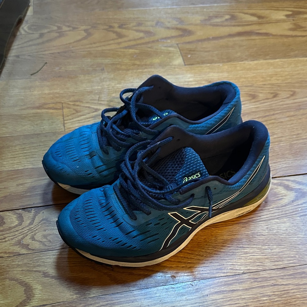 ASICS Men's Teal Athletic Shoes gel cumulus